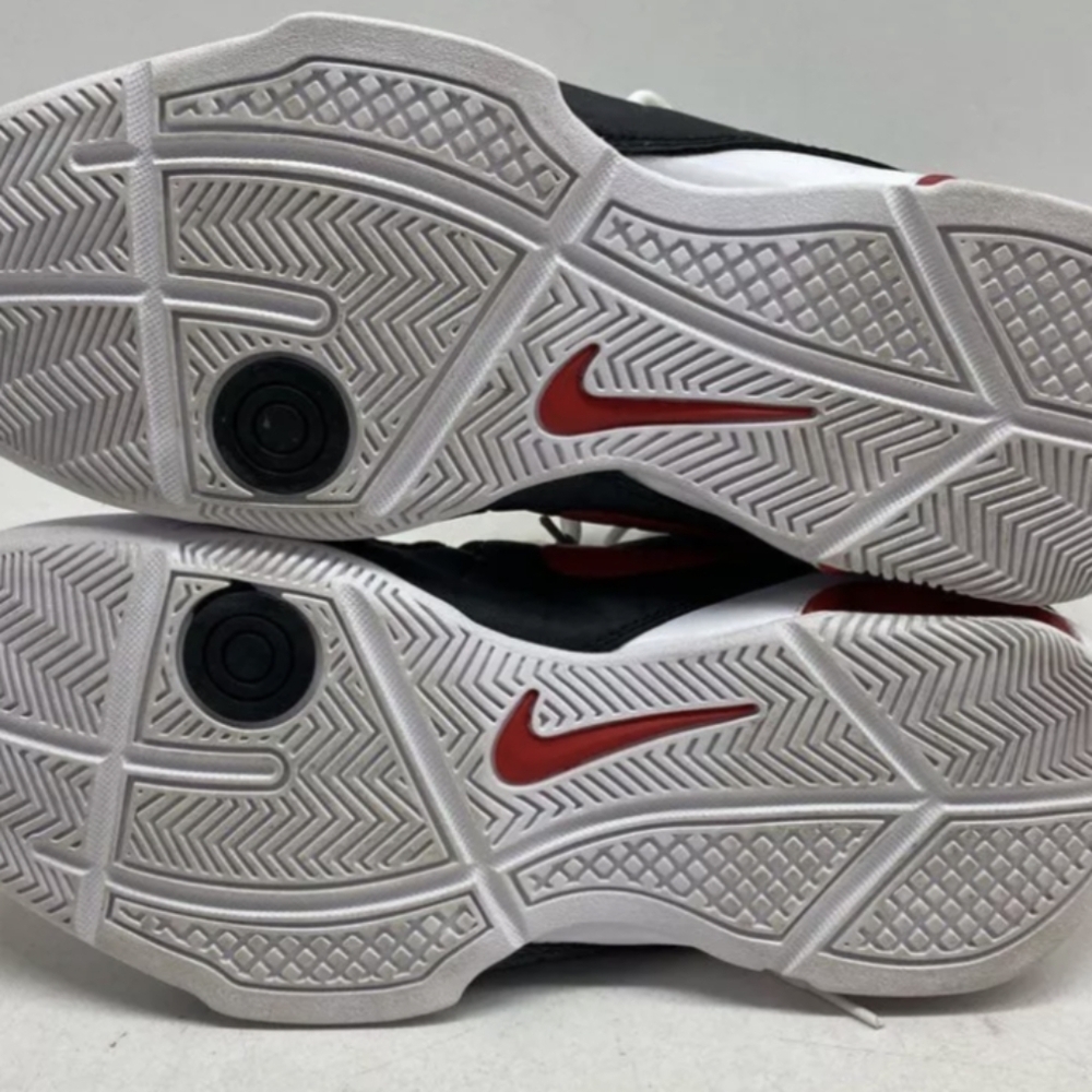 Nike Air Visi Pro Red White & Black Sneakers Size 9 Pre-owned Like New MSRP $119 - Picture 7 of 7